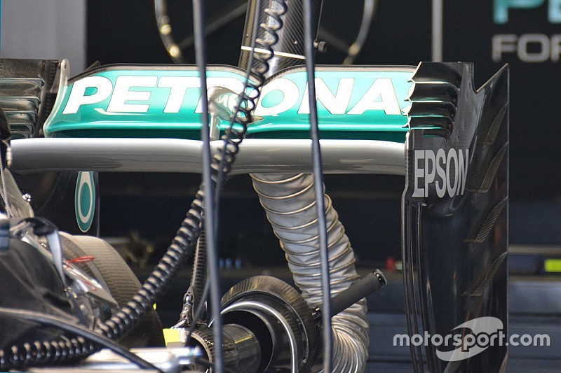 Tech analyse: Nieuwe achtervleugel van Mercedes voor Silverstone
