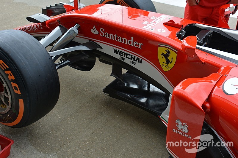 Technique - Sous le châssis de la Ferrari SF16-H