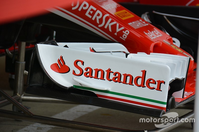 Ferrari: la paratia laterale dell'ala anteriore ora è scavata