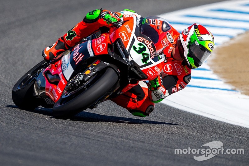 Davies largará el sábado en la cima en Laguna Seca