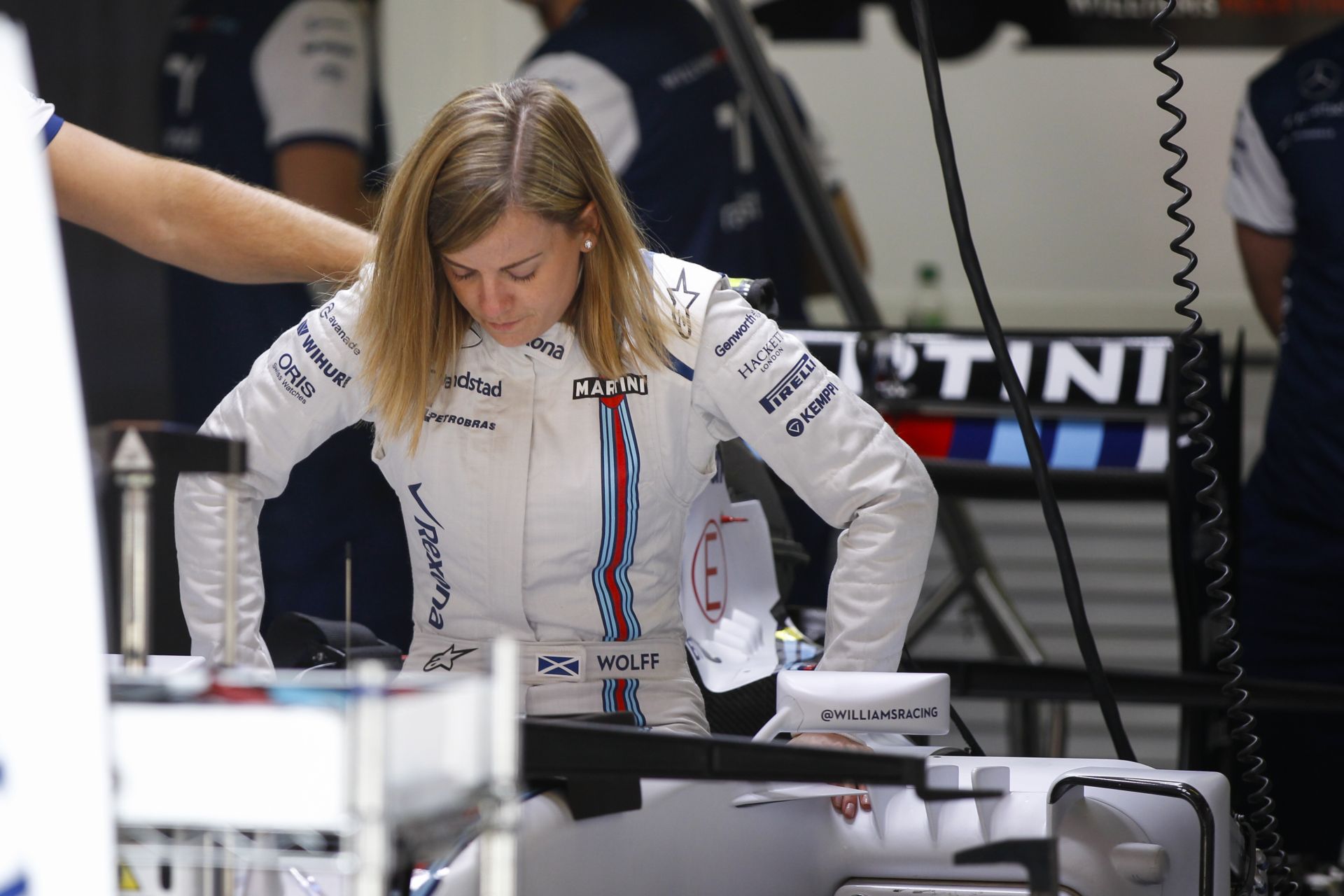 Susie Wolff most épp a tengeren