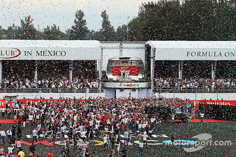 Formel-1-Grand-Prix von Mexiko: Siegerehrung noch spektakulärer als 2015
