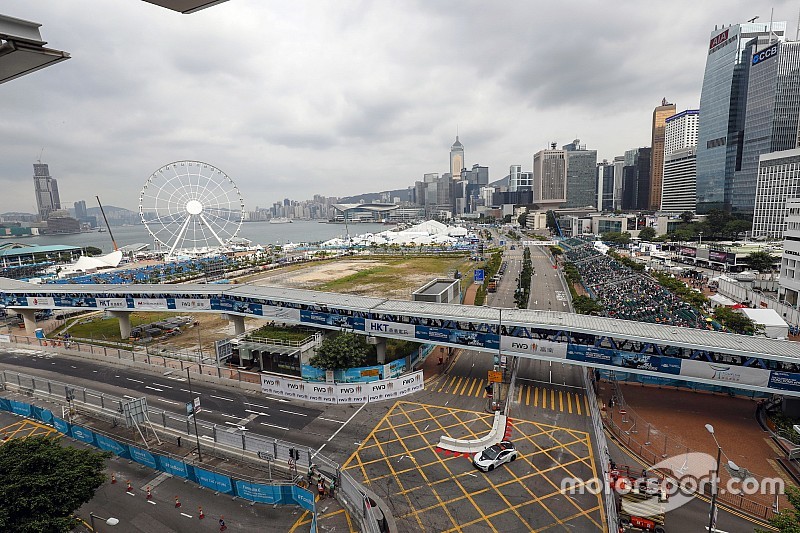 La parrilla de salida para el ePrix de Hong Kong
