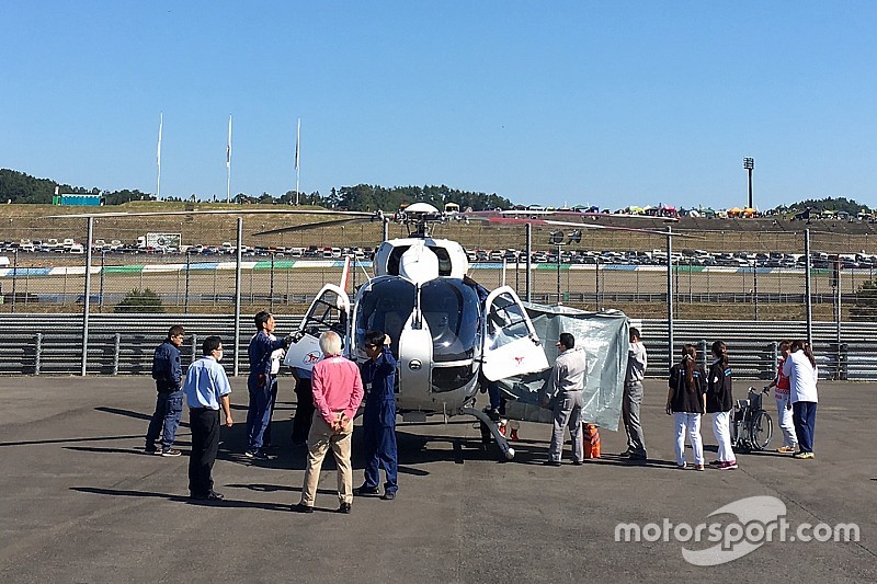Lorenzo per helikopter naar ziekenhuis voor CT-scan