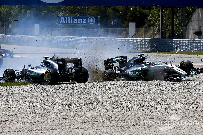 Die Formel-1-Kollisionen zwischen Hamilton und Rosberg seit 2014