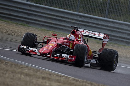 Ferrari maakt zich op voor natweerbandentest op Fiorano