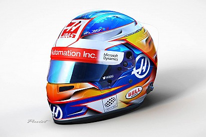 Romain Grosjean présente son casque pour 2017