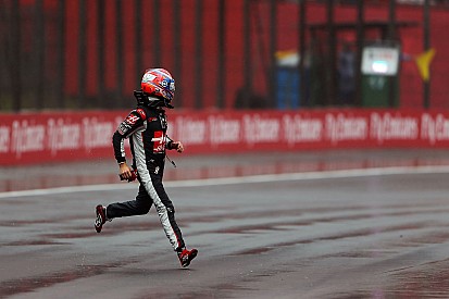 Après le crash du Brésil, Grosjean est préposé aux essais de pneus pluie