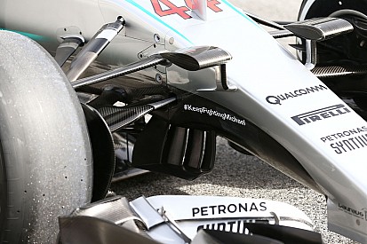 ¿Por qué Mercedes ya no lleva el mensaje de apoyo a Schumacher?