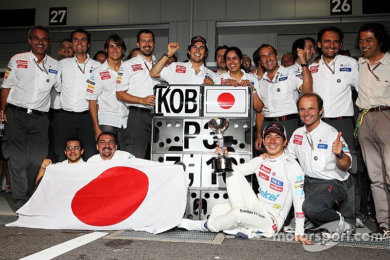 【F1】ザウバー「我々は日本人と表彰台に乗った最後のチーム」