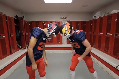 VÍDEO: Ricciardo e Verstappen treinam futebol americano