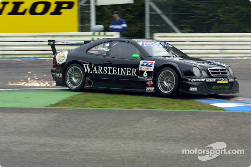 DTM, Hockenheim 2001: Marcel Fässler, HWA, Mercedes CLK