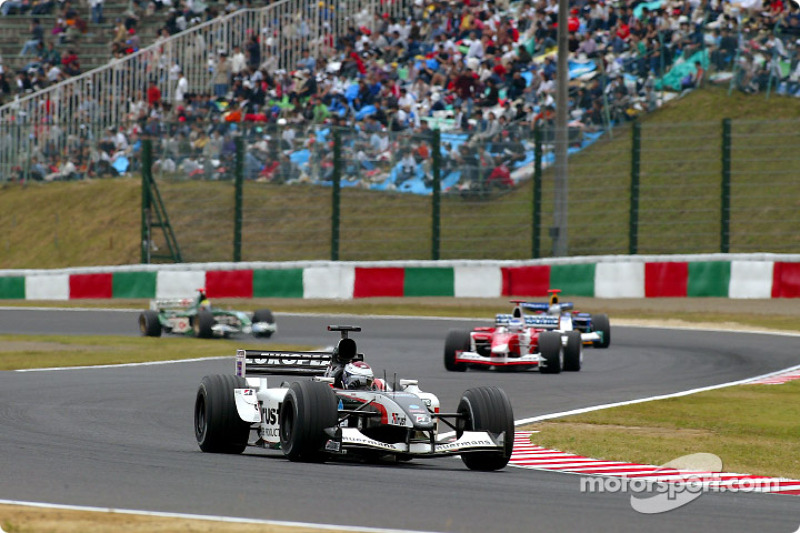 Jos Verstappen in actie op Suzuka