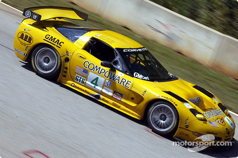Corvette C5-R of Oliver Gavin, Kelly Collins, Andy Pilgrim at Road Atlanta in 2003.