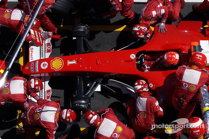 Піт-стоп для Міхаеля Шумахера, Ferrari
