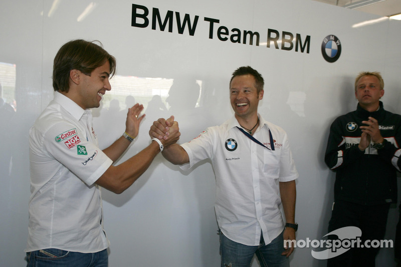 Augusto Farfus BMW Team RBM BMW 320si und Andy Priaulx BMW Team RBM BMW 320si