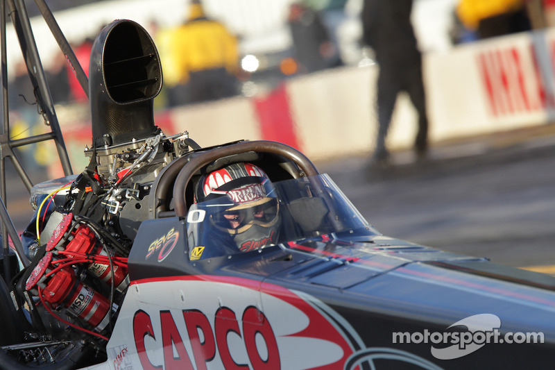 Steve Torrence in his Capco Racing / Tuttle Motorsports Top Fuel