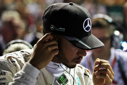 Lewis Hamilton, Mercedes AMG F1 on the grid