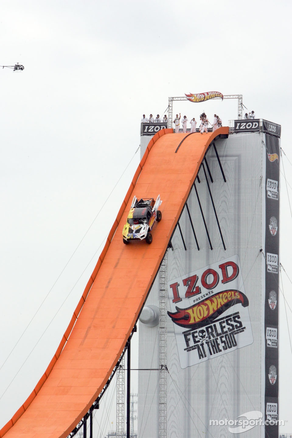 Fearless at the 500 Hot Wheels jump with Tanner Foust