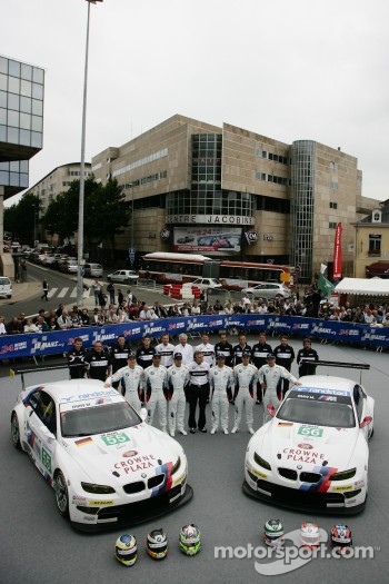 #55 BMW Motorsport BMW M3 GT: Augusto Farfus Jr., J__rg Muller, Dirk Werner, #56 BMW Motorsport BMW M3 GT: Andy Priaulx, Dirk Muller, Joey Hand