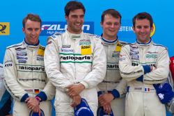 Podium: 1. Marc Lieb, Lucas Luhr, Romain Dumas, Timo Bernhard