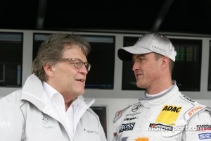 Norbert Haug, Sporting Director Mercedes-Benz and Ralf Schumacher, Team HWA AMG Mercedes, AMG Mercedes C-Klasse