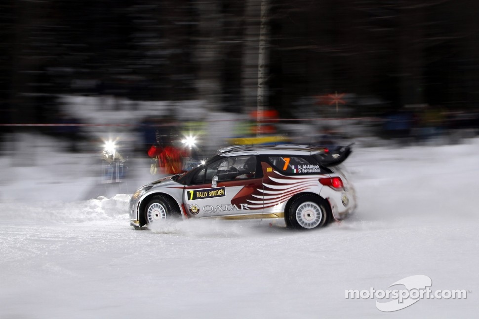 Nasser Al-Attiyah and Giovanni Bernacchini, Citroën DS3 WRC, Qatar World Rally Team