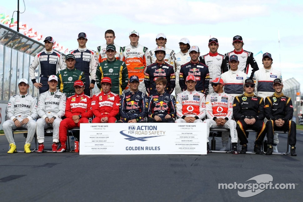 Drivers photoshoot