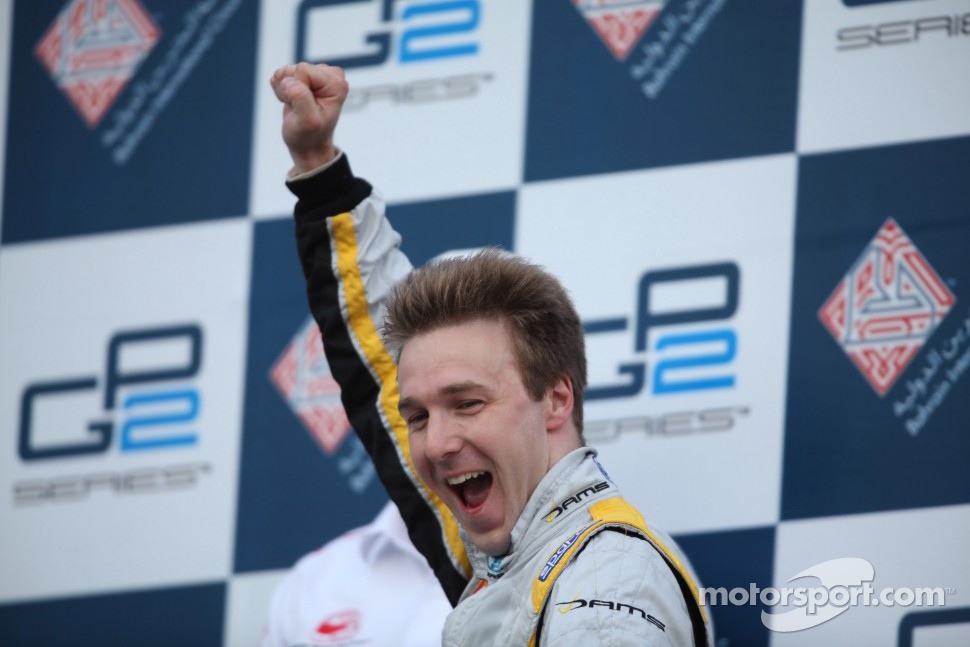 Race winner Davide Valsecchi