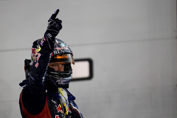Race winner Sebastian Vettel, Red Bull Racing celebrates
