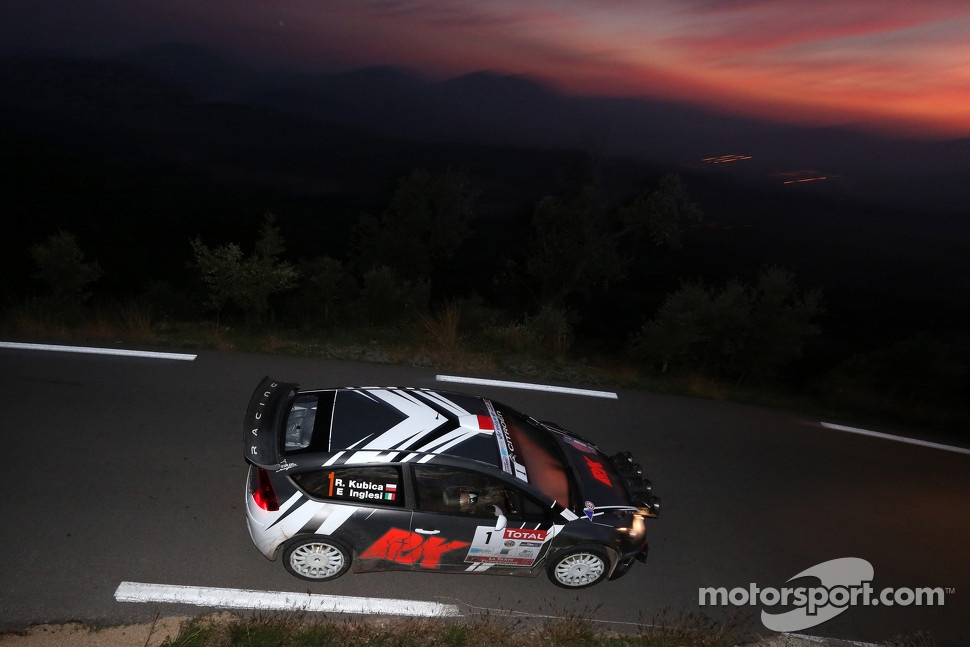 Robert Kubica and Emanuele Inglesi, Citroën C4 WRC