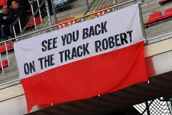 Banner for Robert Kubica (POL)