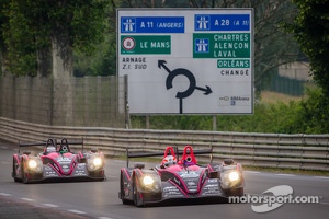 #24 OAK Racing Morgan LMP2-Nissan: Olivier Pla, David Heinemeier Hansson, Alex Brundle, #35 OAK Racing Morgan LMP2-Nissan: Bertrand Baguette, Ricardo Gonzalez, Martin Plowman