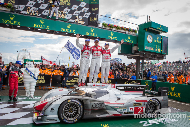 Tom Kristensen, Allan McNish et Loïc Duval