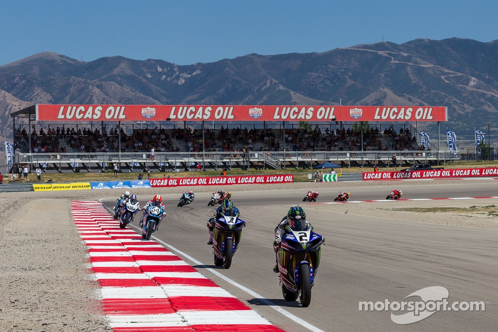 #2 Josh Herrin in the lead after lap 1