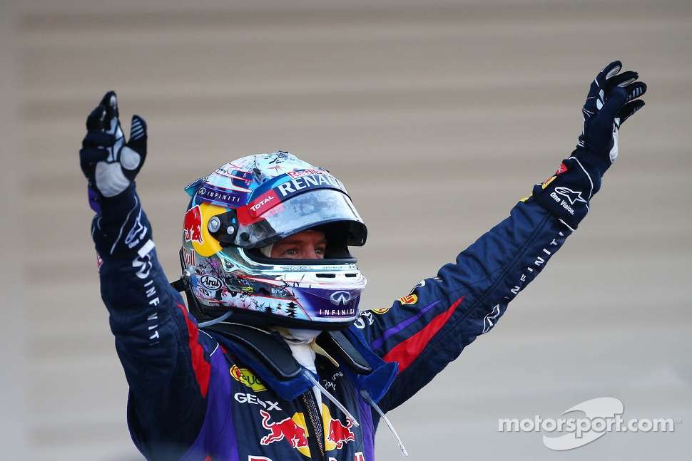 1st place Sebastian Vettel, Red Bull Racing