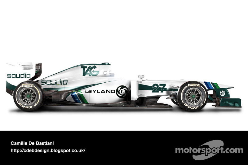 Formel-1-Auto im Retrodesign: Williams 1980
