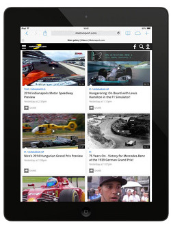 Preview della quinta generazione del sito internet Motorsport.com