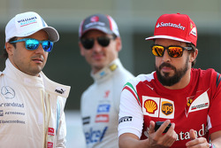 Fernando Alonso, Scuderia Ferrari en Felipe Massa, Williams F1 Team