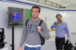 Giedo van der Garde, en el Sauber Motorhome