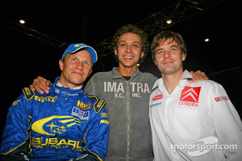 Rallye Neuseeland 2006: Petter Solberg, Valentino Rossi, Sébastien Loeb
