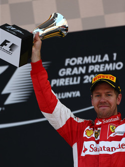 Tercer lugar, Sebastian Vettel, Ferrari