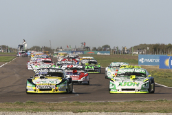 Omar Martínez, Martínez Competicion Ford y Agustín Canapino, Jet Racing Chevrolet con Matias Rossi,