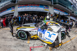 Pit stop per #26 Marc VDS Racing BMW Z4 GT3: Augusto Farfus, Jörg Müller, Nicky Catsburg, Dirk Adorf