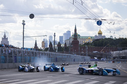 Jarno Trulli, Trulli en Antonio Felix da Costa, Amlin Aguri en Justin Wilson, Andretti Autosport