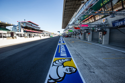 Pubblcità Michelin in pitlane
