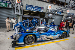 Pitstop voor #47 KCMG ORECA 05: Matthew Howson, Richard Bradley, Nicolas Lapierre