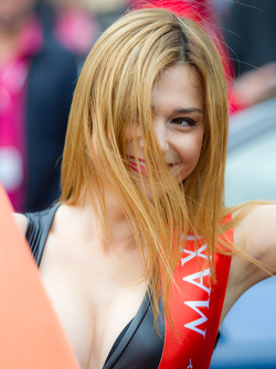 A lovely G-Drive Racing girl