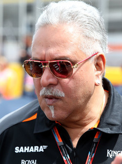 Vijay Mallya, dueño de Sahara Force India