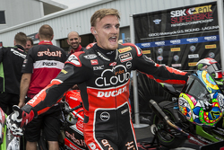 Il vincitore Chaz Davies, Ducati Team